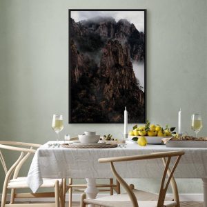 Tableau - Heart of Mountain Landscape (1-part) - Clouds Amid Rocks