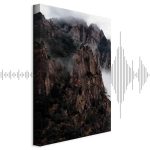 Tableau - Heart of Mountain Landscape (1-part) - Clouds Amid Rocks