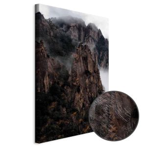 Tableau - Heart of Mountain Landscape (1-part) - Clouds Amid Rocks