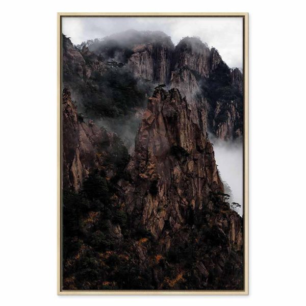 Tableau - Heart of Mountain Landscape (1-part) - Clouds Amid Rocks