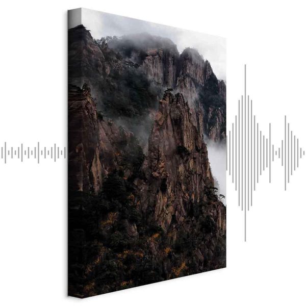 Tableau - Heart of Mountain Landscape (1-part) - Clouds Amid Rocks