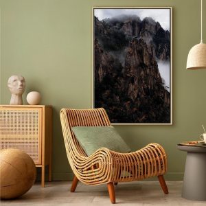 Tableau - Heart of Mountain Landscape (1-part) - Clouds Amid Rocks