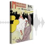 Tableau - Henri de Toulouse-Lautrec – Moulin Rouge – La Goulue