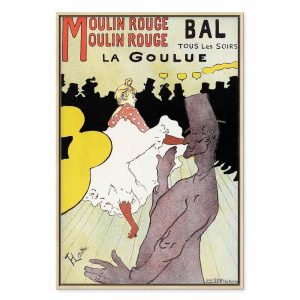 Tableau - Henri de Toulouse-Lautrec – Moulin Rouge – La Goulue