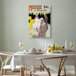 Tableau - Henri de Toulouse-Lautrec – Moulin Rouge – La Goulue