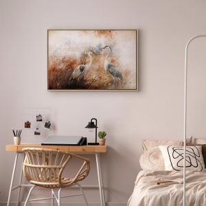 Tableau - Herons on the Hunt (1 Part) Wide