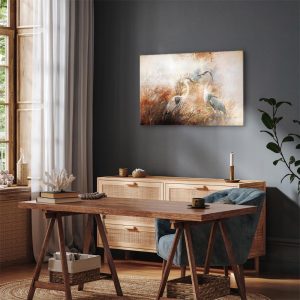 Tableau - Herons on the Hunt (1 Part) Wide