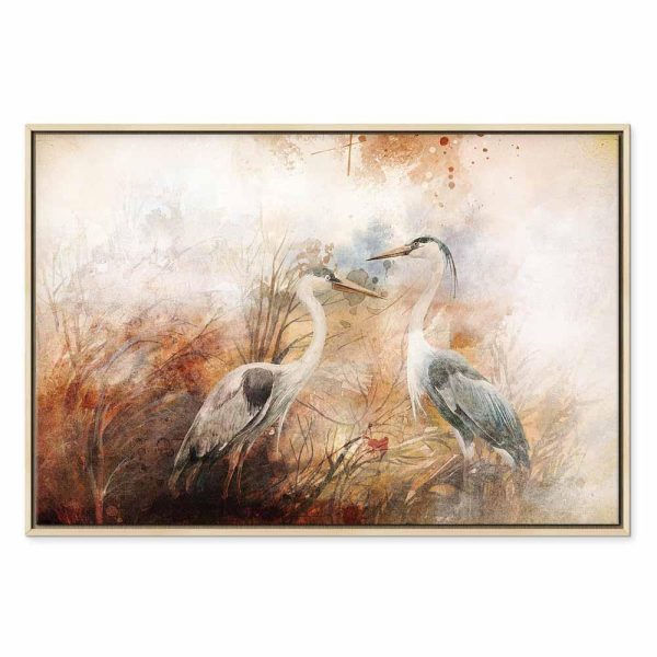 Tableau - Herons on the Hunt (1 Part) Wide
