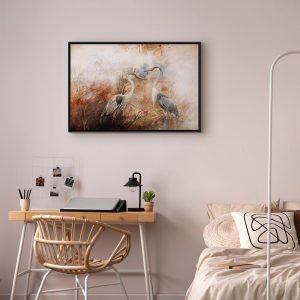 Tableau - Herons on the Hunt (1 Part) Wide