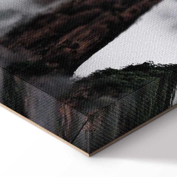 Tableau - High Mountains in Mist (1-part) - Landscape of Clouds Amid Rocks