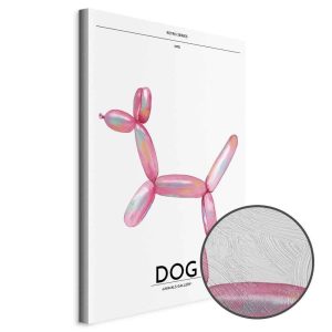 Tableau - Holo-Dog - Colorful Dog in Retro Style