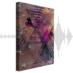 Tableau - Honey Abstraction (1 Part) Vertical