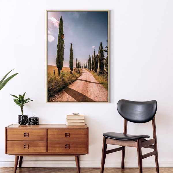 Tableau - Italian cypresses (1 Part) Vertical