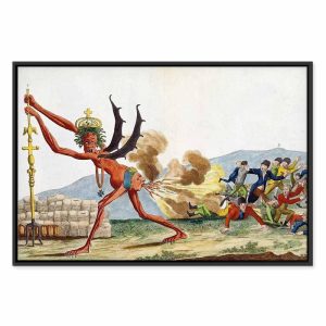 Tableau - Jacques-Louis David – Caricature of the English Government