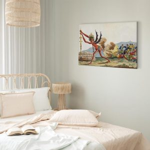 Tableau - Jacques-Louis David – Caricature of the English Government