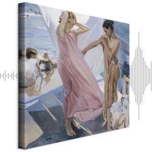 Tableau - Joaquín Sorolla y Bastida – After Bathing, Valencia