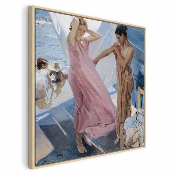 Tableau - Joaquín Sorolla y Bastida – After Bathing, Valencia