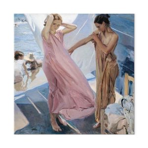 Tableau - Joaquín Sorolla y Bastida – After Bathing, Valencia