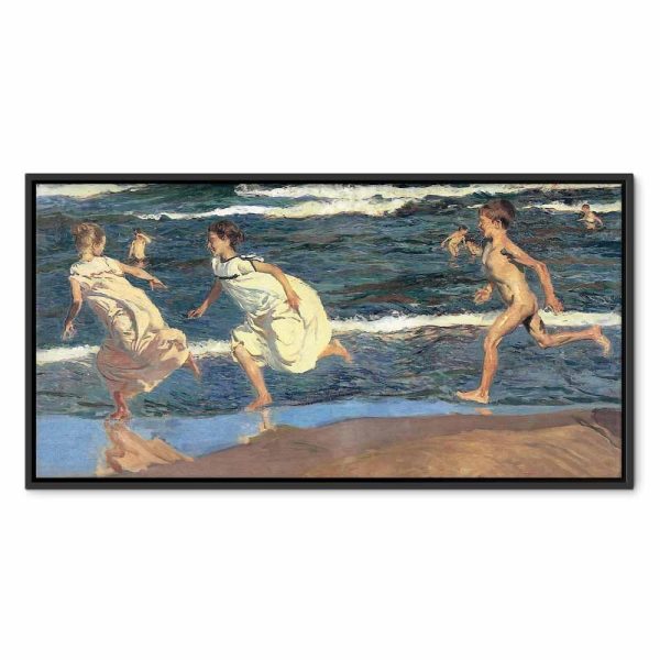 Tableau - Joaquín Sorolla y Bastida – Running along the Beach