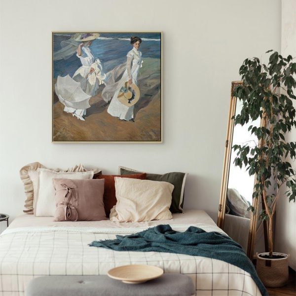 Tableau - Joaquín Sorolla y Bastida – Strolling along the Seashore