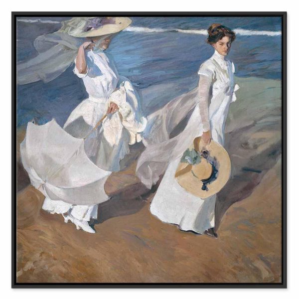 Tableau - Joaquín Sorolla y Bastida – Strolling along the Seashore