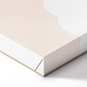 Tableau - Jumping Numbers - Numbers in a Subdued Beige-Brown Hue Among Snowflakes Stars and Clouds