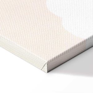 Tableau - Jumping Numbers - Numbers in a Subdued Beige-Brown Hue Among Snowflakes Stars and Clouds