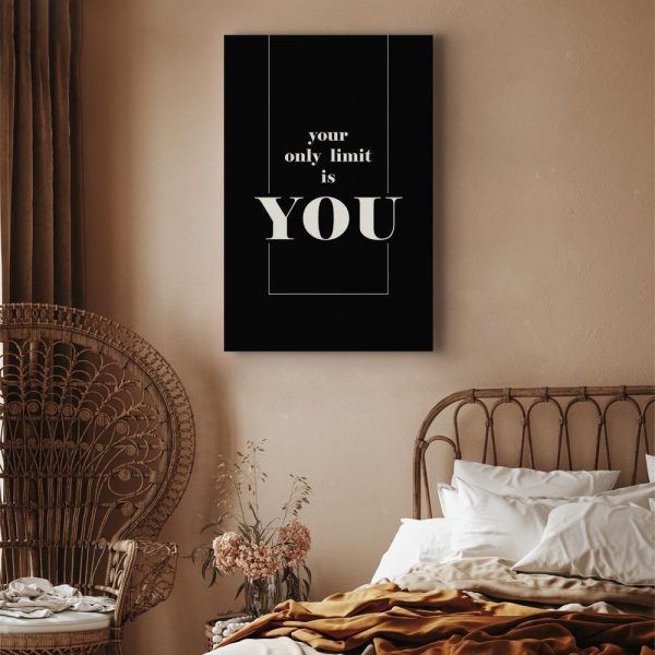 Tableau - Key to Success (1-part) - Black and White English Inscriptions