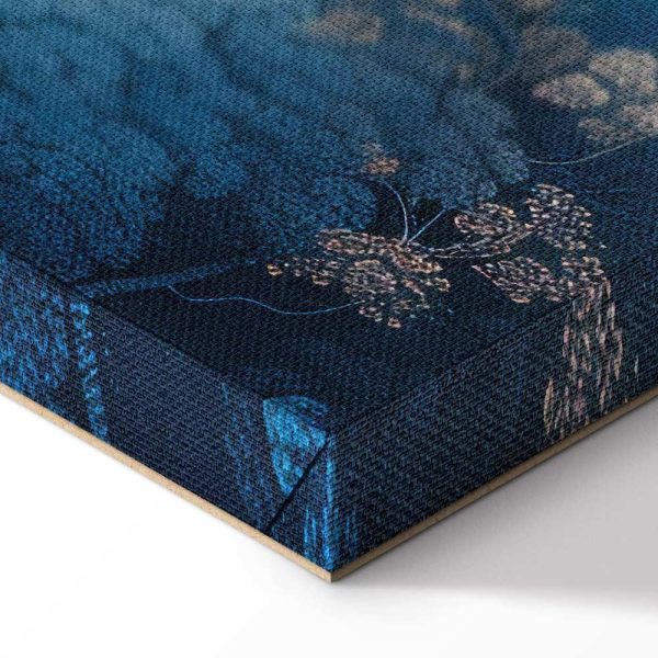 Tableau - Landscape with Trees in Illustrative Style Fairy-Tale Blue Forest