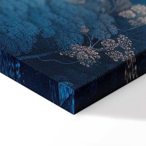 Tableau - Landscape with Trees in Illustrative Style Fairy-Tale Blue Forest