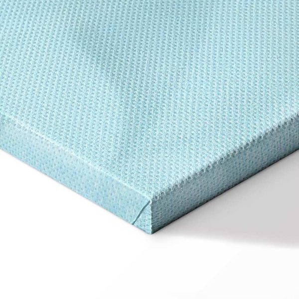 Tableau - Large Leaves in Shades of Green-Mint: Botanical Motif