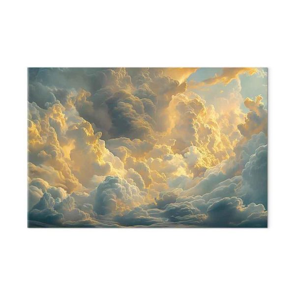 Tableau - Last Breath of the Day: Clouds Illuminated by Evening Glow