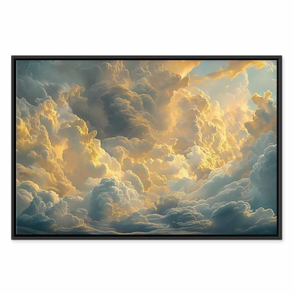 Tableau - Last Breath of the Day: Clouds Illuminated by Evening Glow