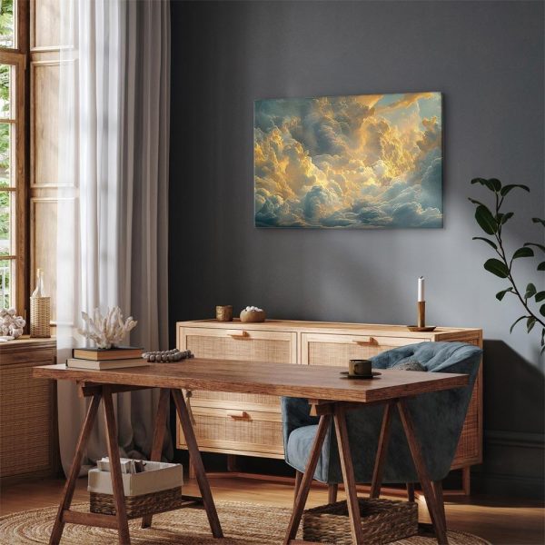 Tableau - Last Breath of the Day: Clouds Illuminated by Evening Glow