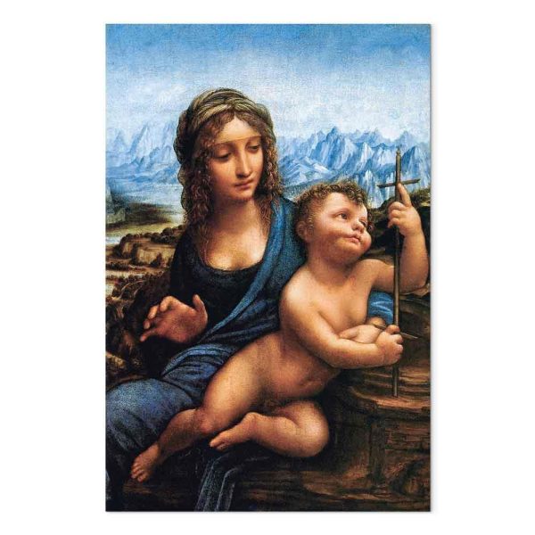 Tableau - Leonardo da Vinci – Madonna With a Distaff