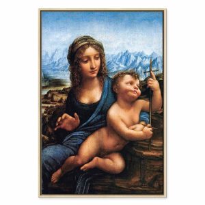 Tableau - Leonardo da Vinci – Madonna With a Distaff