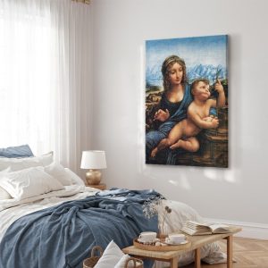 Tableau - Leonardo da Vinci – Madonna With a Distaff