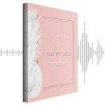 Tableau - Let's Get Lost in Tropical Paradise (1 Part) Vertical