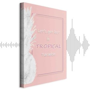 Tableau - Let's Get Lost in Tropical Paradise (1 Part) Vertical
