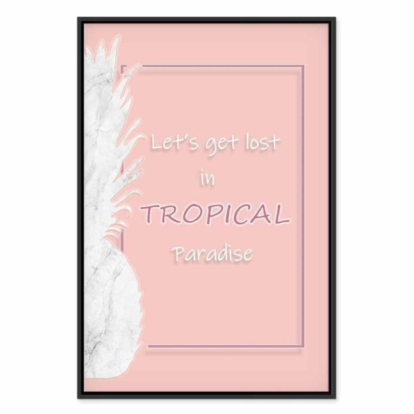 Tableau - Let's Get Lost in Tropical Paradise (1 Part) Vertical