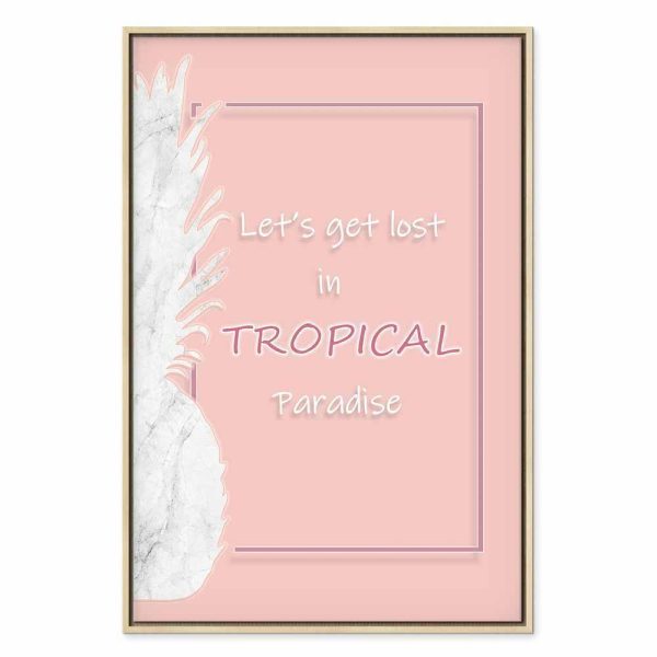 Tableau - Let's Get Lost in Tropical Paradise (1 Part) Vertical