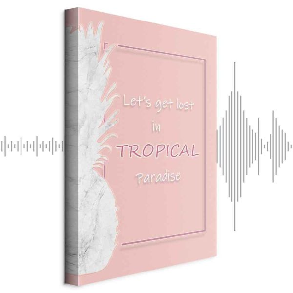 Tableau - Let's Get Lost in Tropical Paradise (1 Part) Vertical