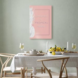 Tableau - Let's Get Lost in Tropical Paradise (1 Part) Vertical