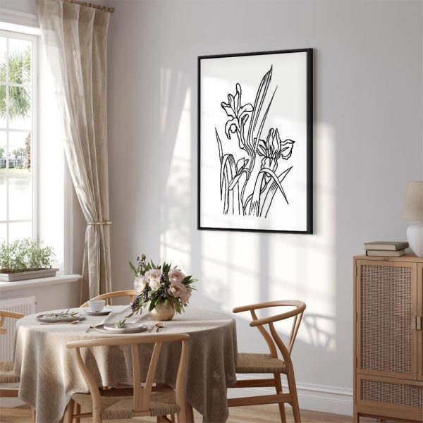 Tableau - Love Irises (1 Part) Vertical