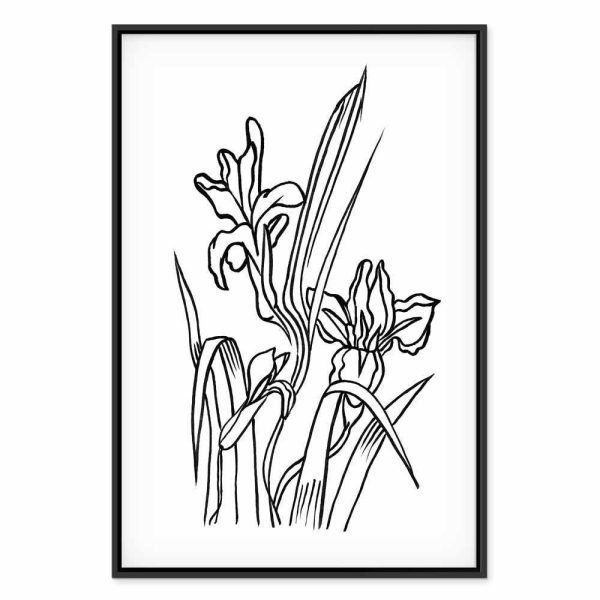 Tableau - Love Irises (1 Part) Vertical
