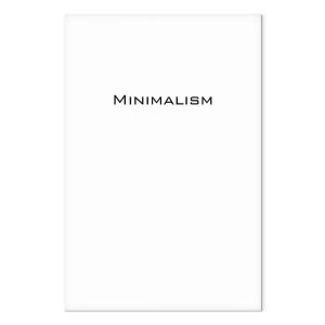 Tableau - Minimalism (1 Part) Vertical