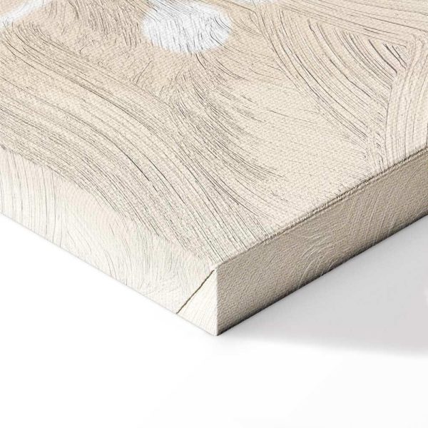 Tableau - Morning in the Meadow - Various Pastel Plants on a Beige Background