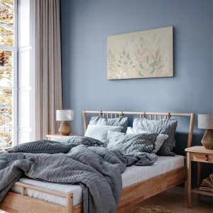 Tableau - Morning in the Meadow - Various Pastel Plants on a Beige Background