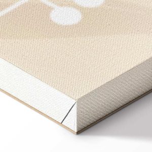 Tableau - Morning in the Meadow - Various Pastel Plants on a Beige Background