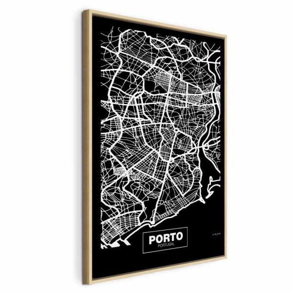 Tableau - Negative Map: Porto (1 Part) Vertical